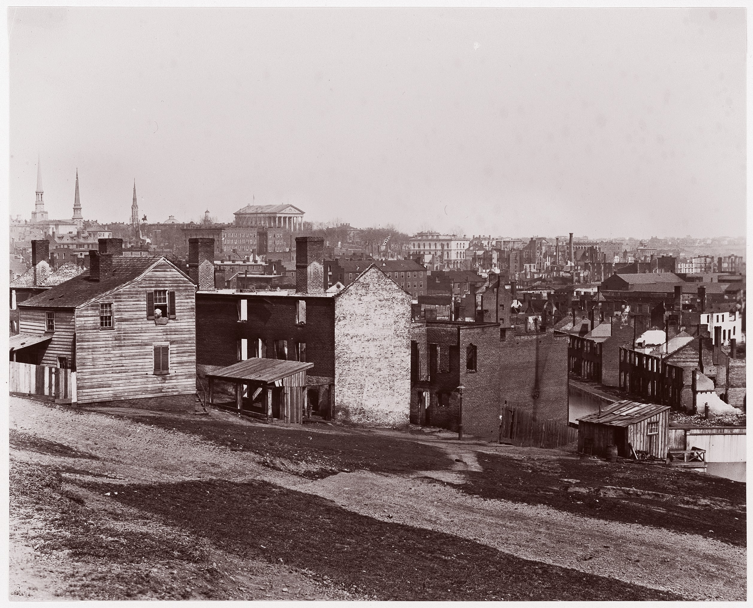 Historic City View From Hillside