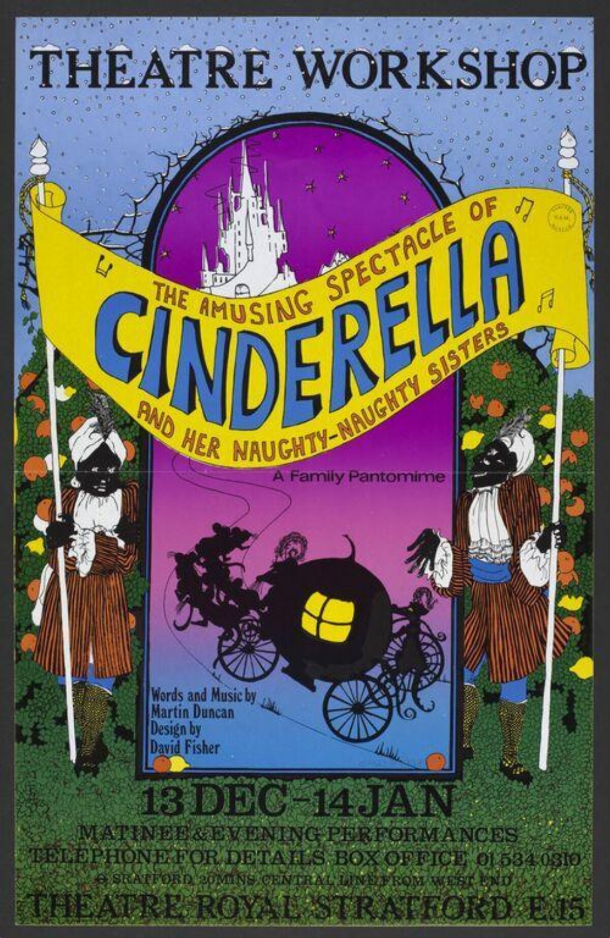 Cinderella Pantomime Theatre Poster
