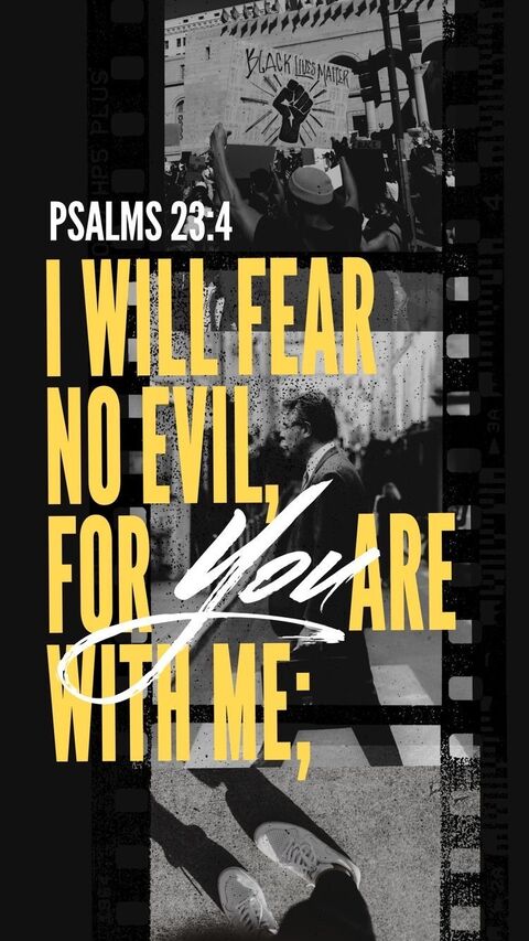 Psalm 23 Black Lives Matter Protest Graphic