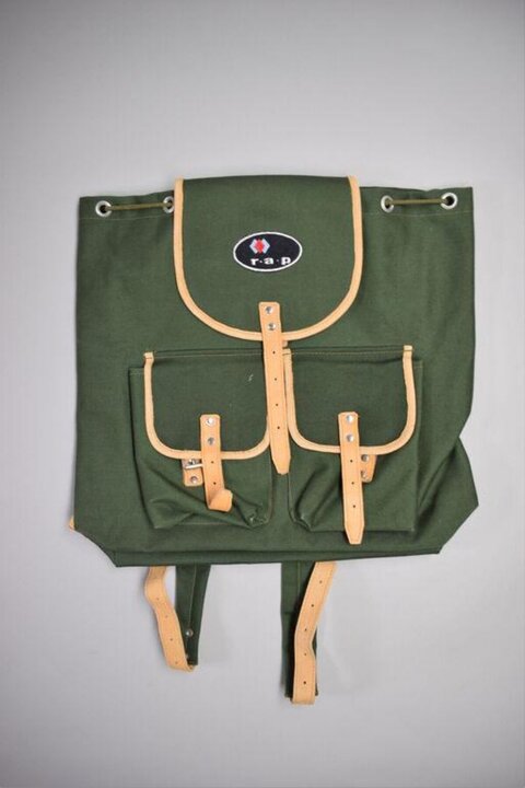 Green Canvas Backpack