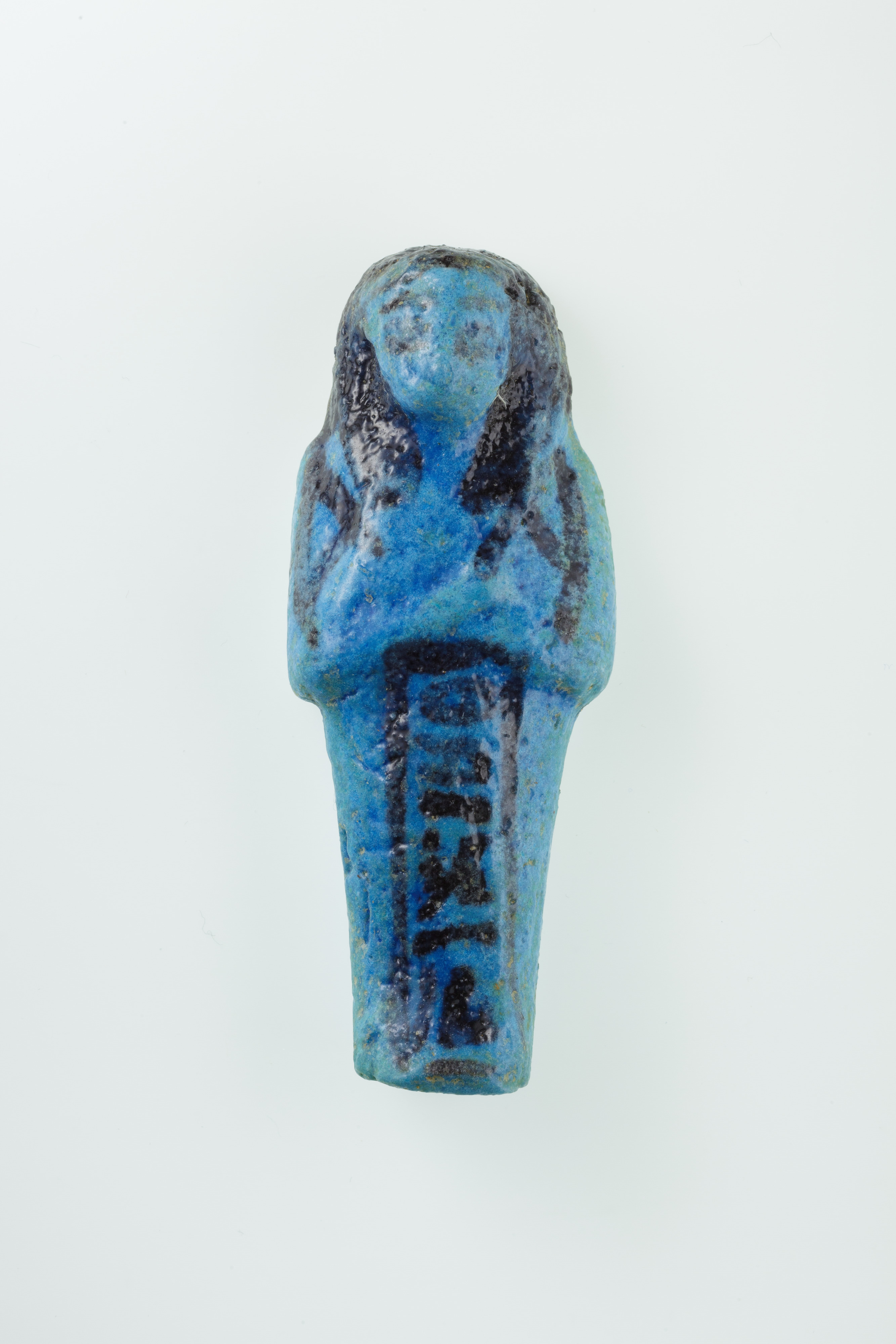 Ancient Egyptian Blue Shabti Figurine