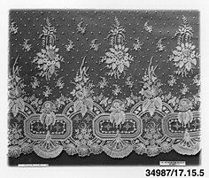 Antique Ornate Patterned Textile Fragment