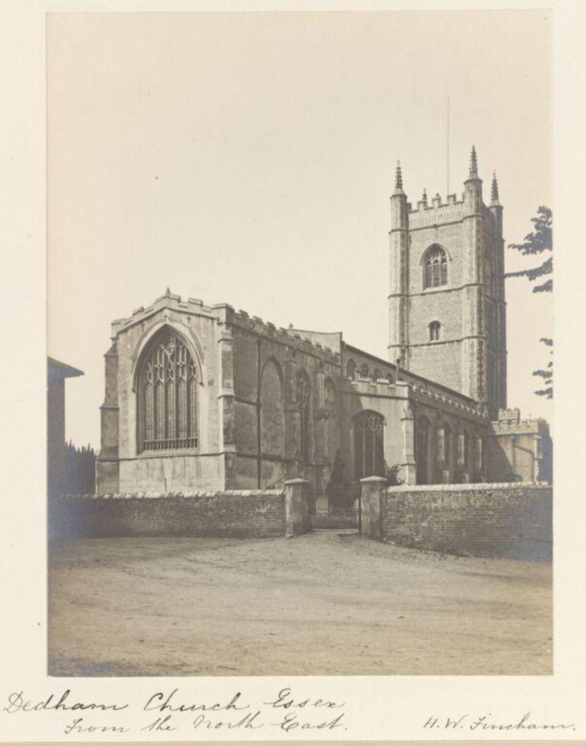Dedham Church Essex from Northeast
