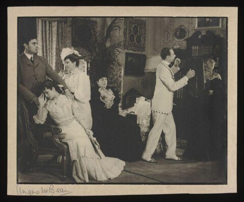 Early 20th Century Stage Play Scene