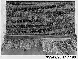 Antique Lace Panel with Fringe