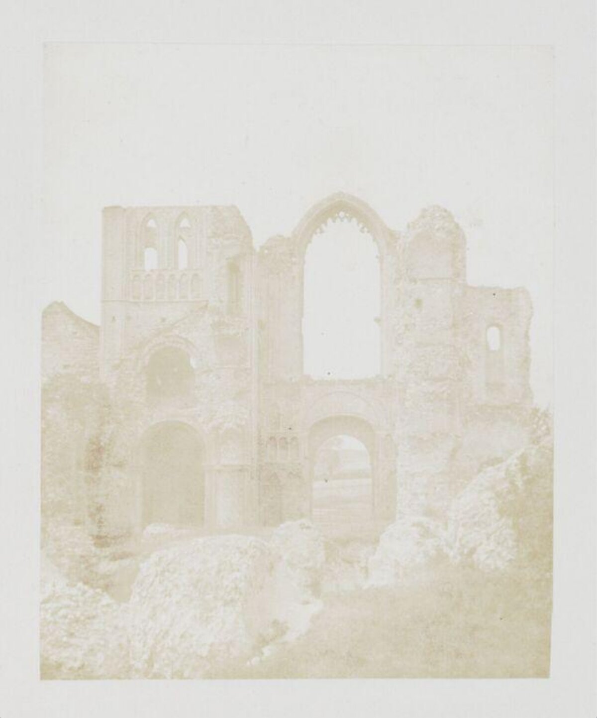 Ancient Gothic Building Ruins
