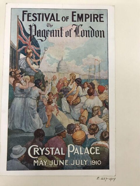 1910 Festival of Empire Event Poster