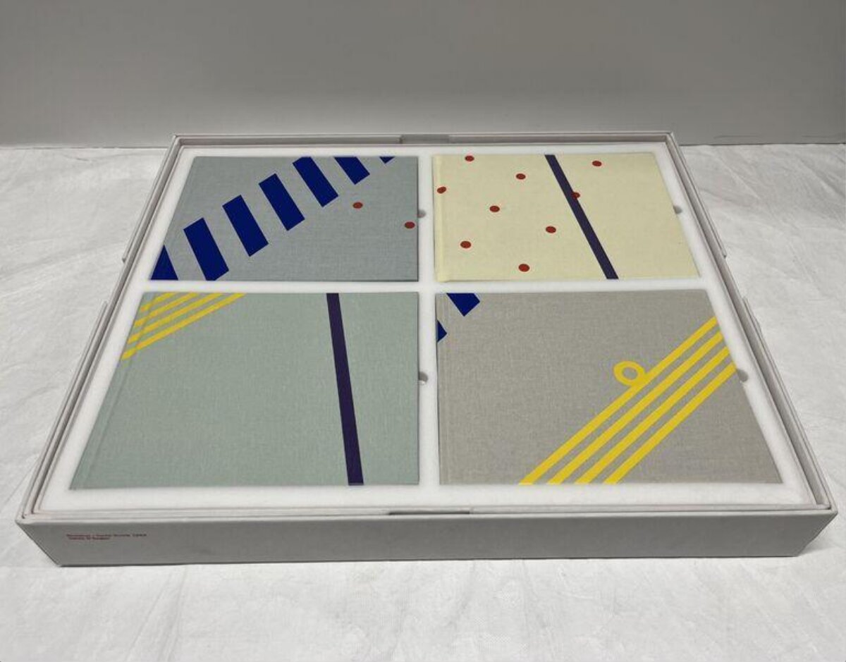 Boxed Set of Four Geometric Notebooks