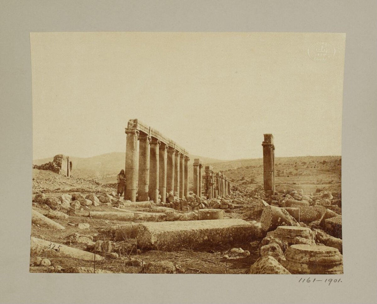 Ancient Columned Ruins Site