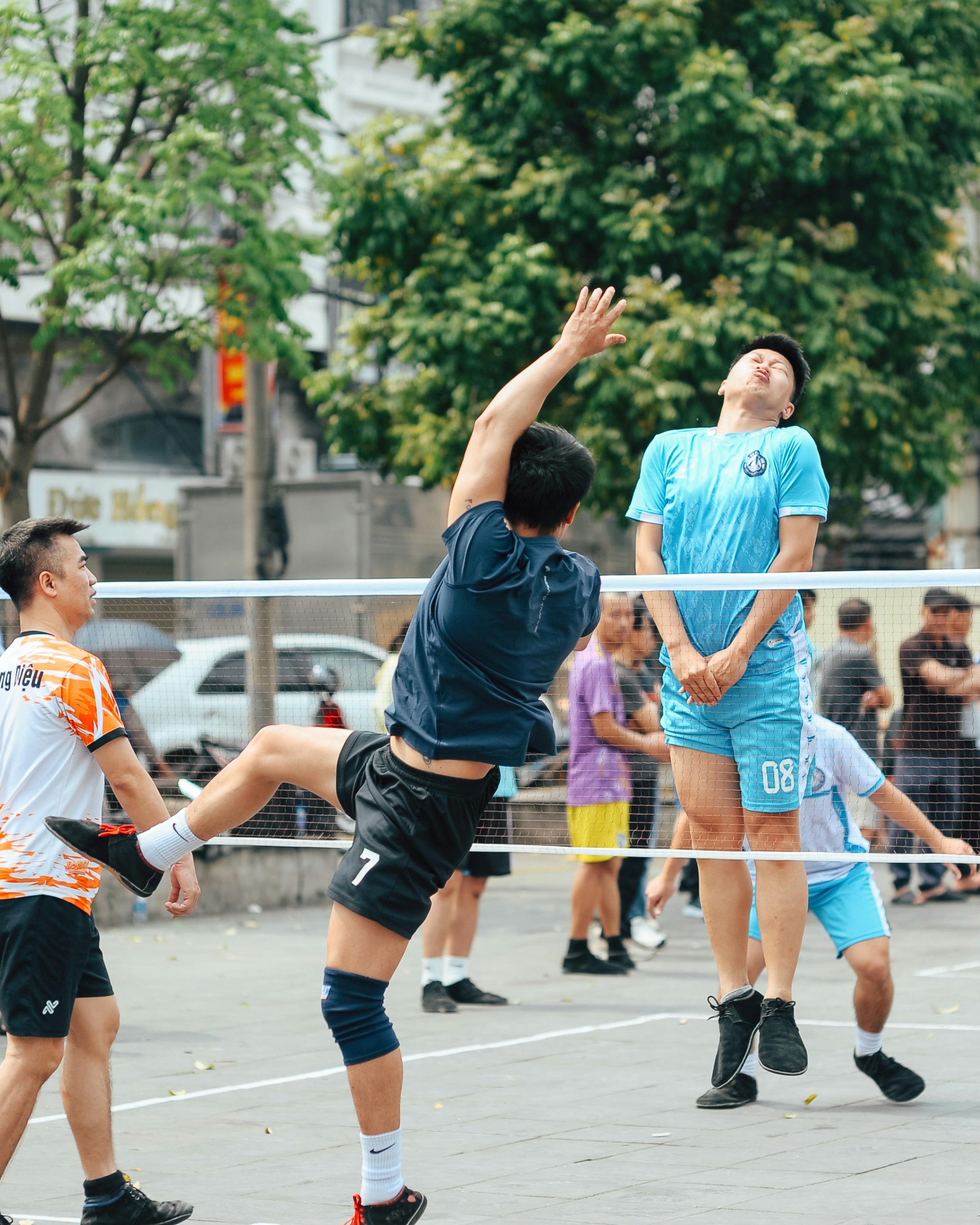 Outdoor Amateur Volleyball Match