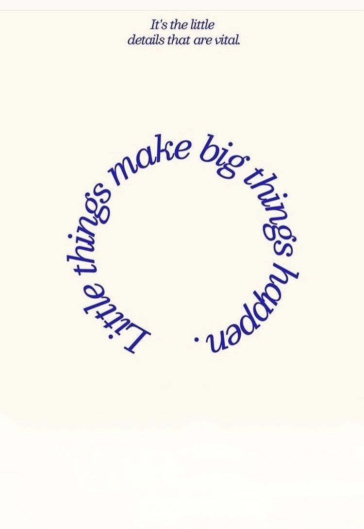 Motivational Quote About Little Things