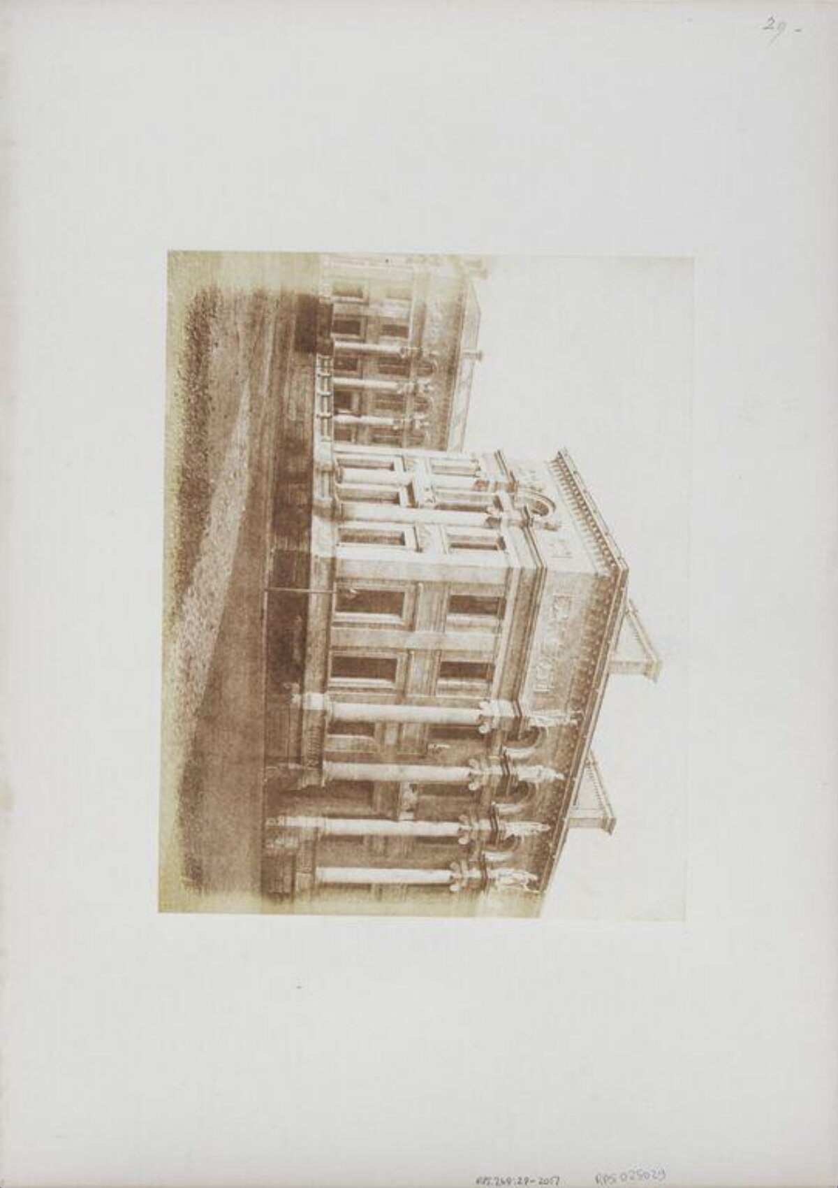 Sepia Photo of Neoclassical Building