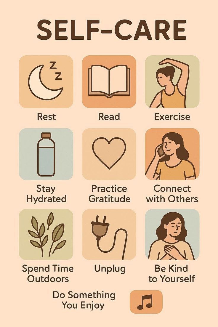 Self-Care Tips Infographic