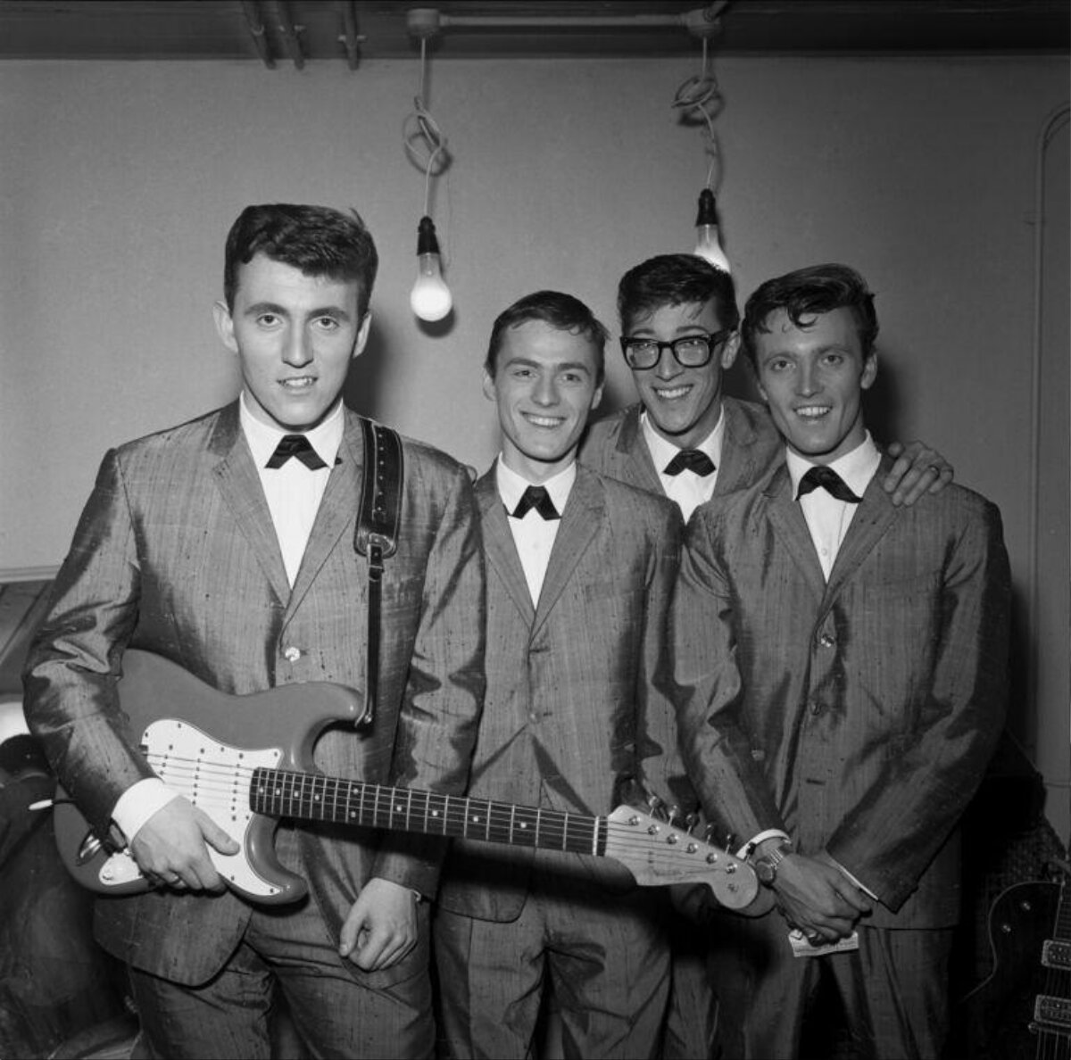 Vintage Four-Piece Male Band Portrait