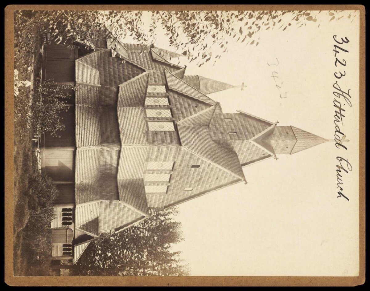 Vintage Photo of Hitterdal Church