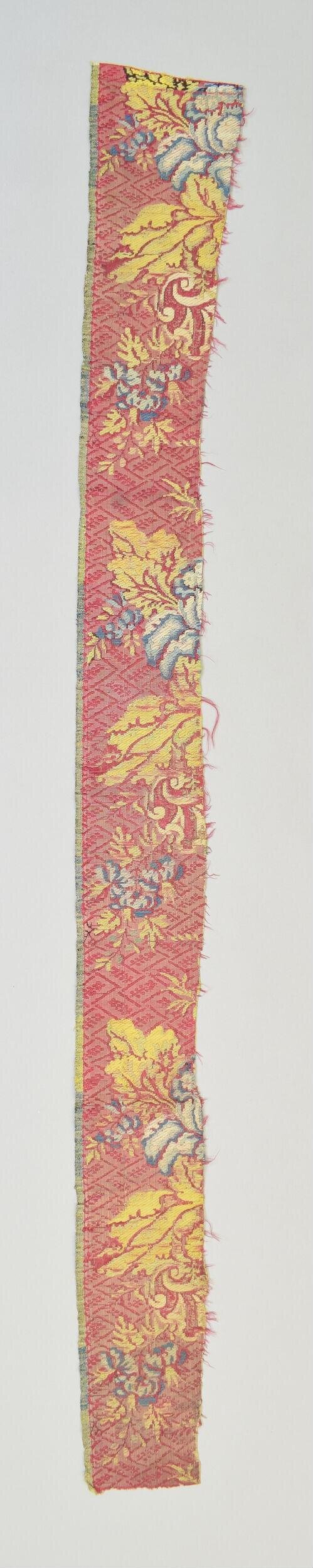 Vintage Floral Fabric Strip