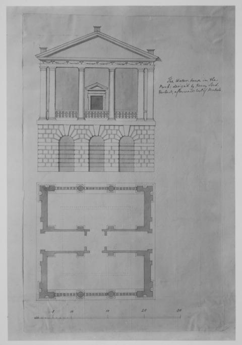 Water House Architectural Drawing