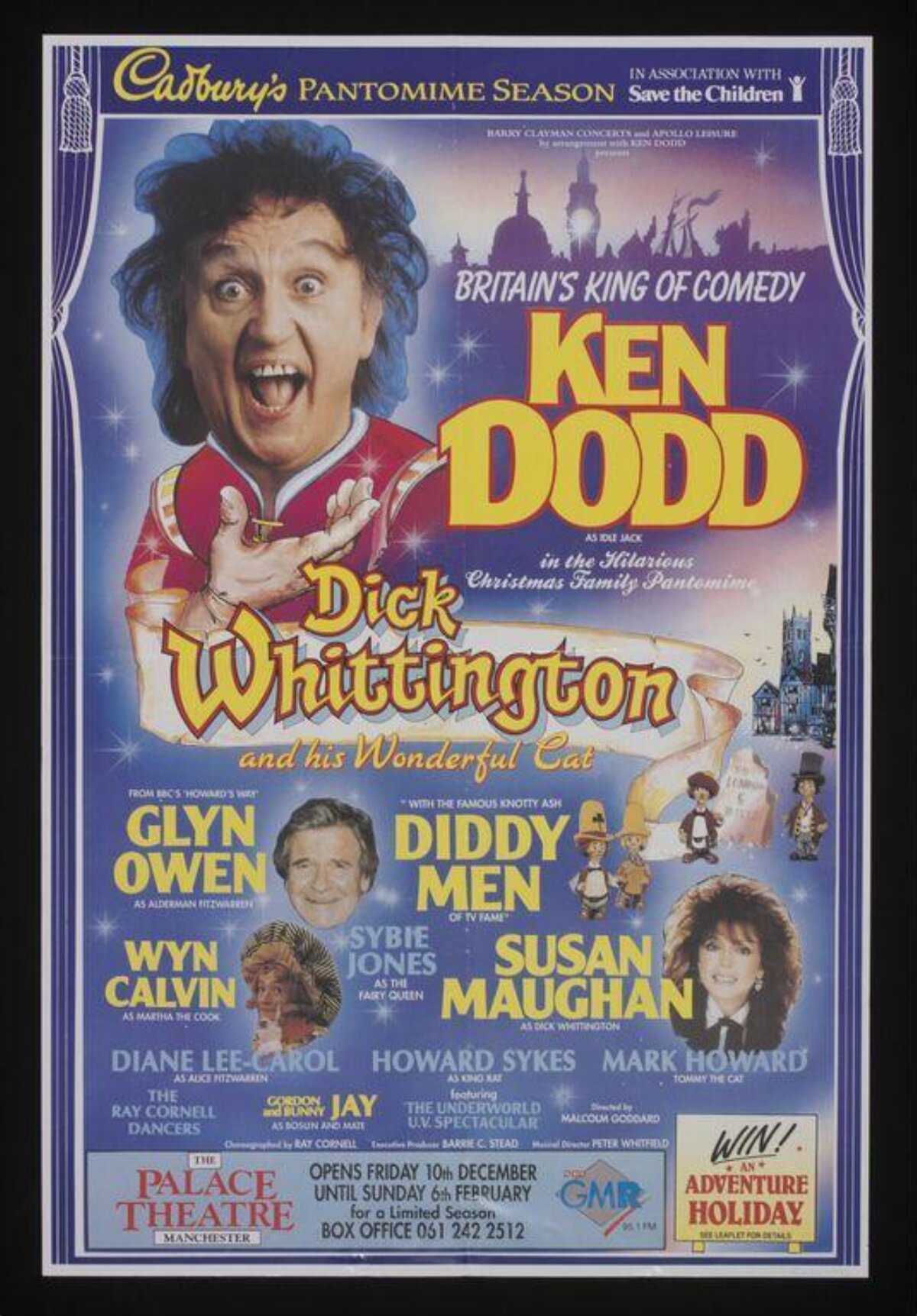 Ken Dodd Dick Whittington Pantomime Poster