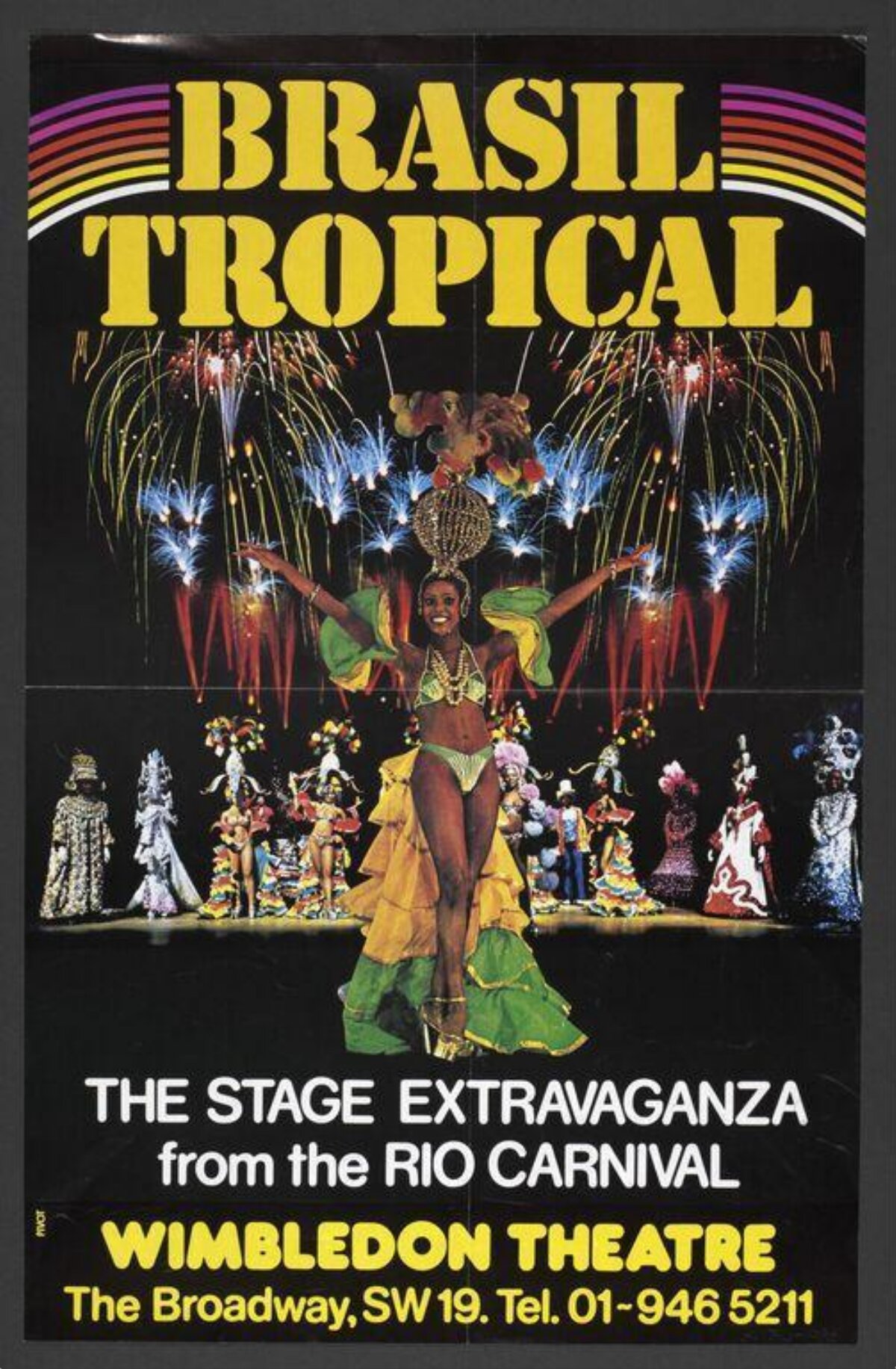 Brasil Tropical Stage Show Poster