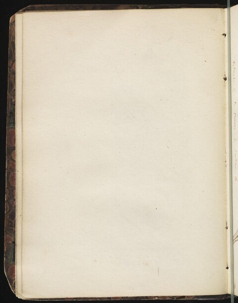 Blank Page of Old Open Book