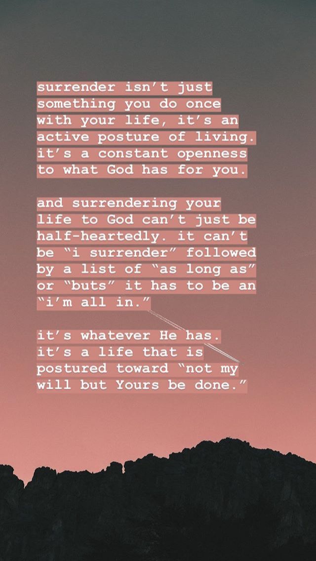 Quote About Surrender to God
