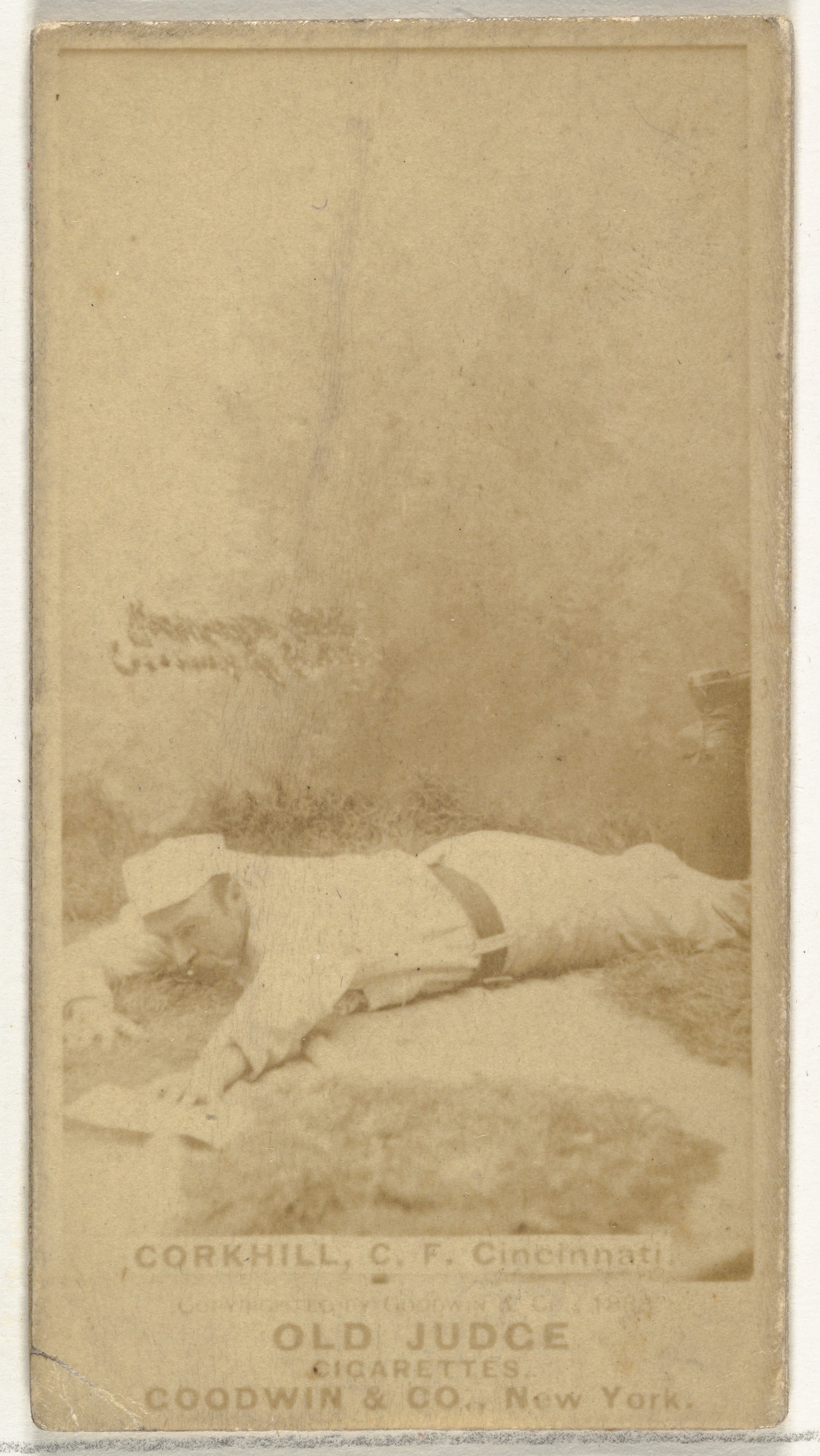 Vintage Old Judge Baseball Cigarette Card