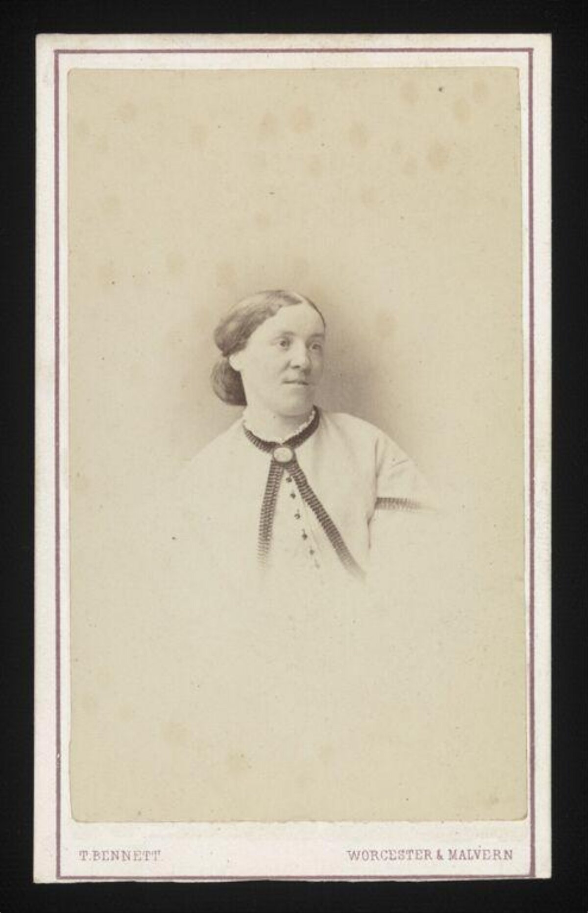 Vintage Studio Portrait of 19th Century Woman