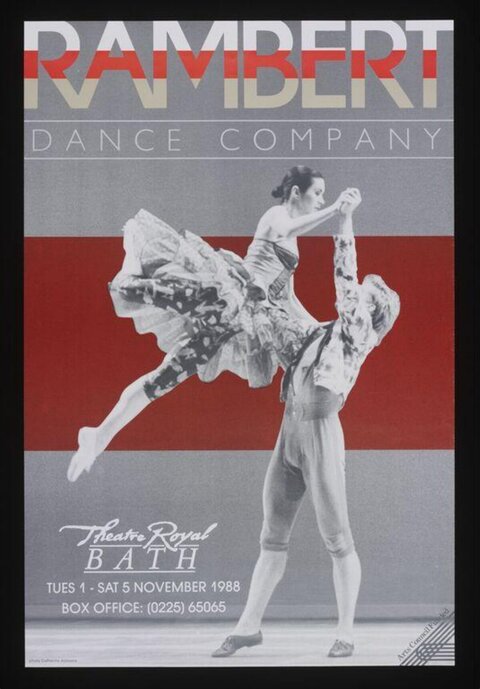 Rambert Dance Company Performance Poster