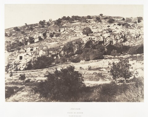 Hinnom Valley Landscape in Jerusalem