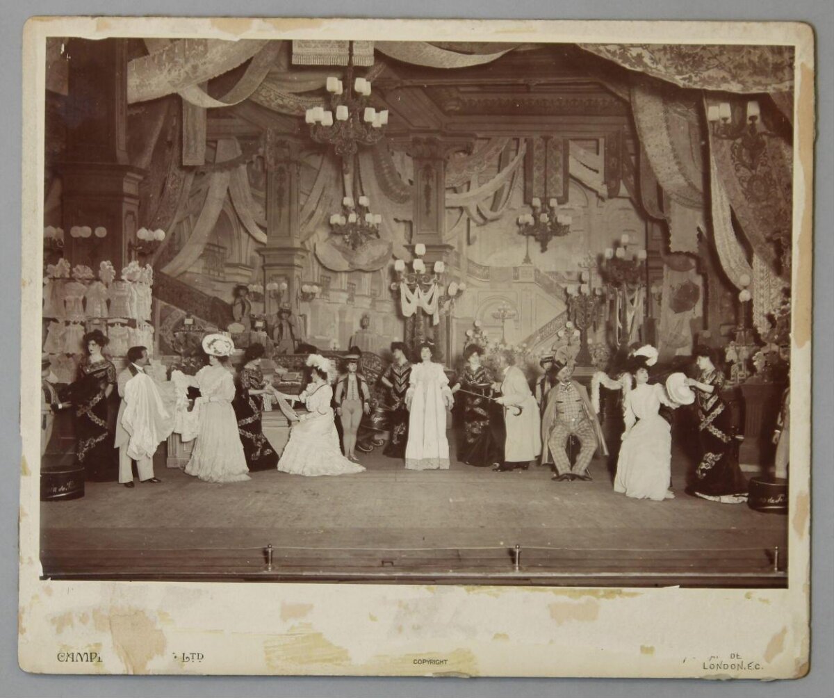 Vintage Stage Play Performance Photo