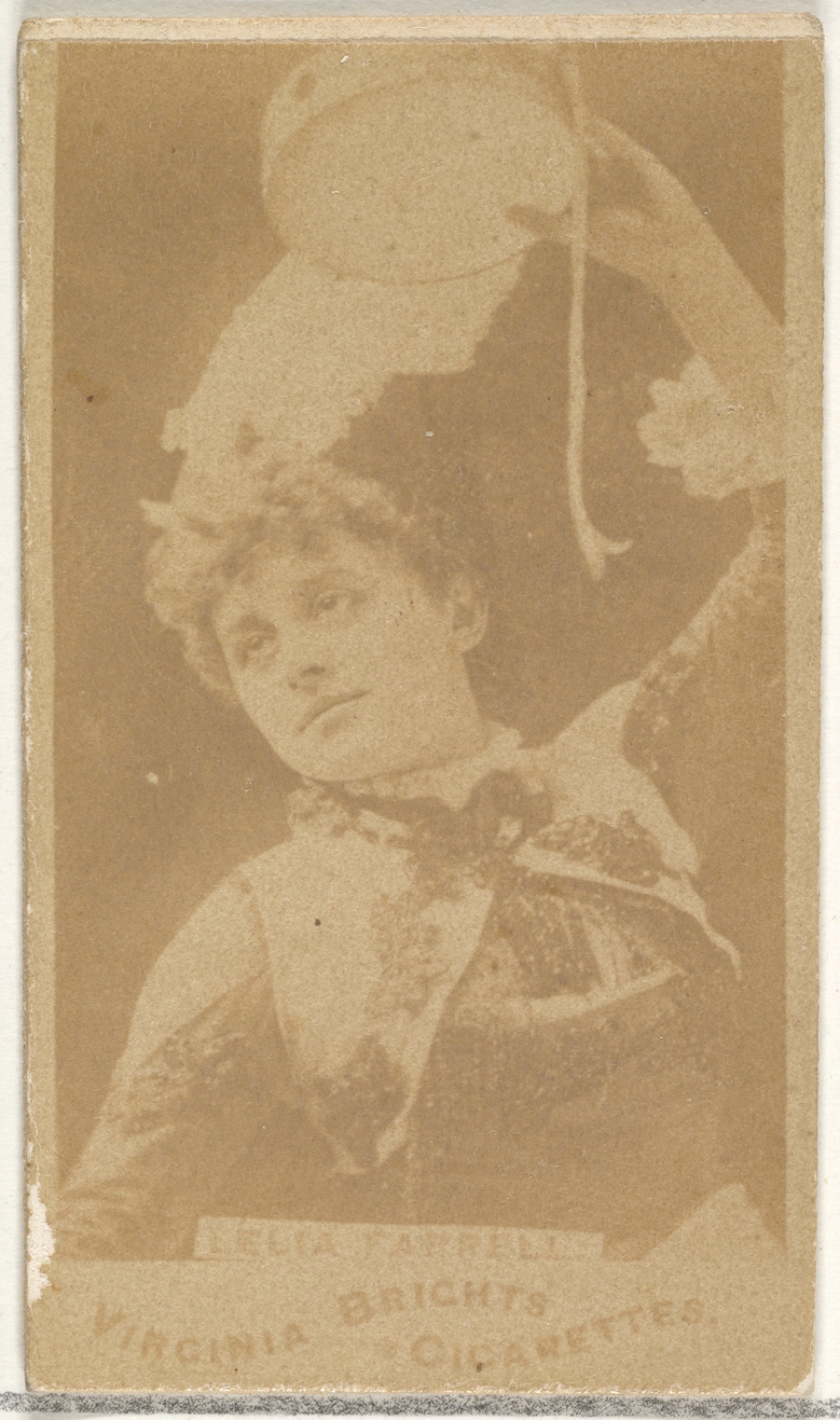 Vintage Lelia Farrell Cigarette Card