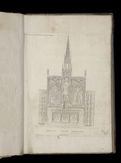 Dublin Church Altar Design Sketch