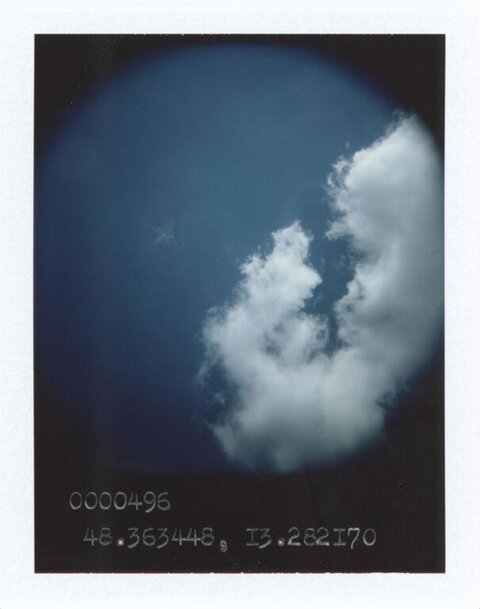 Blue Sky with White Clouds