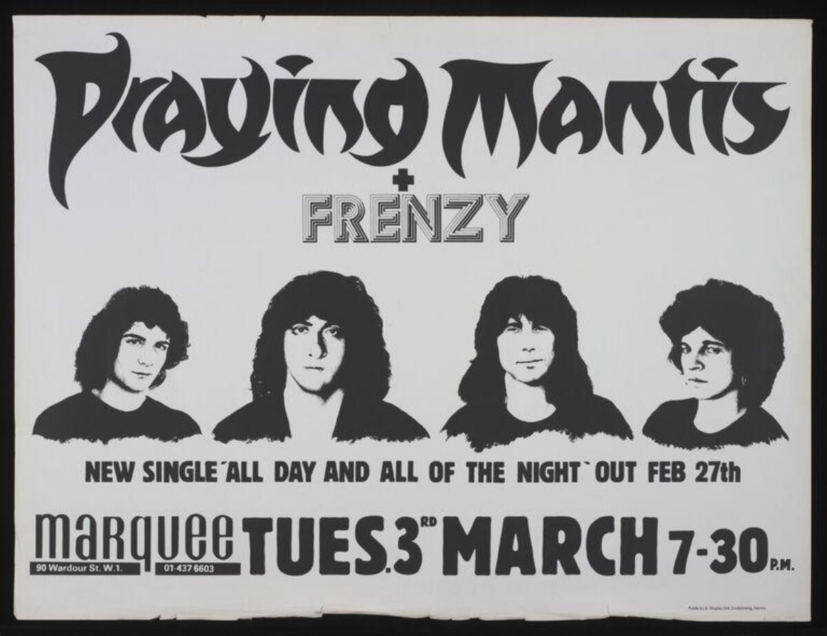 Praying Mantis Gig Poster