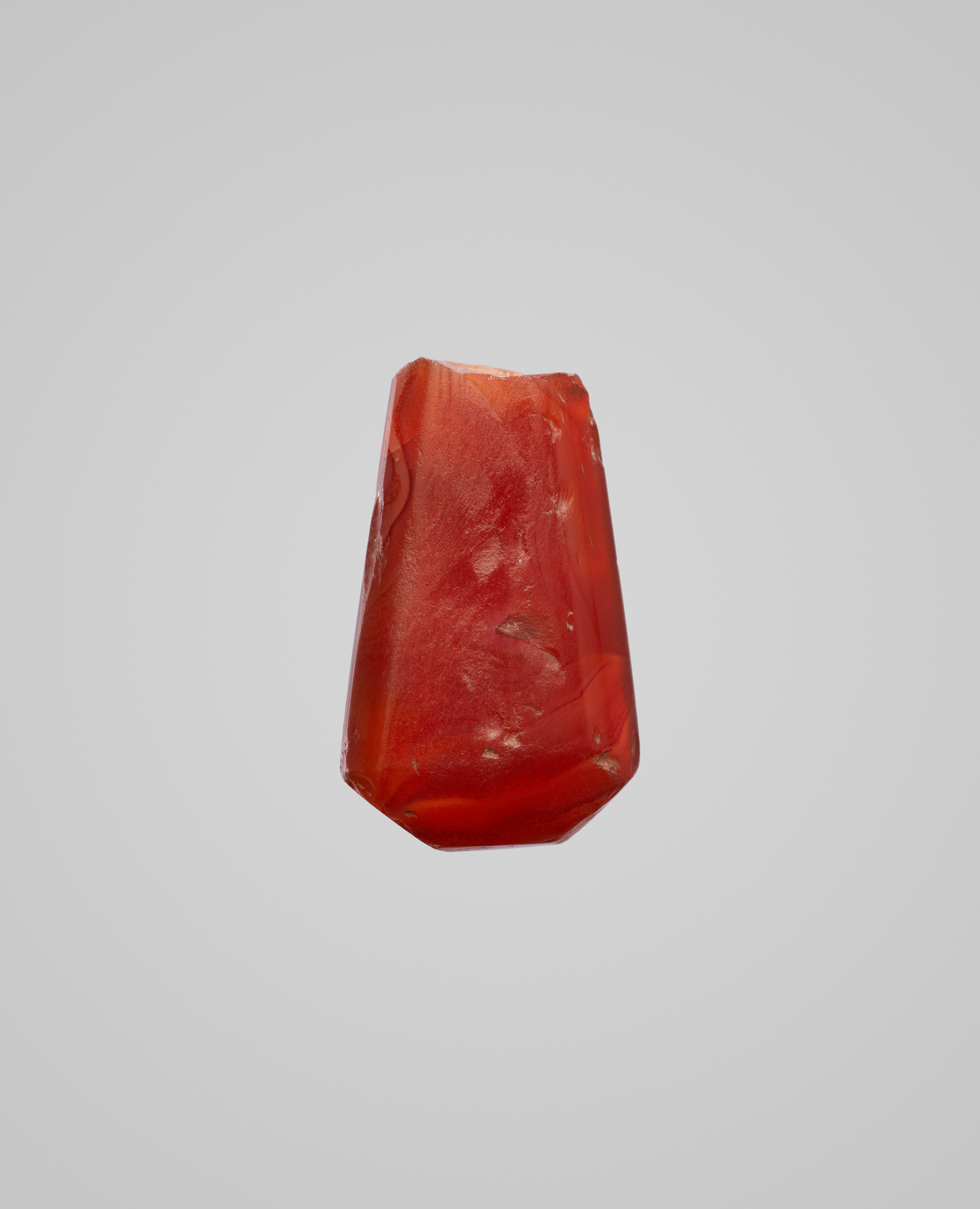 Trapezoidal Red Carnelian Bead