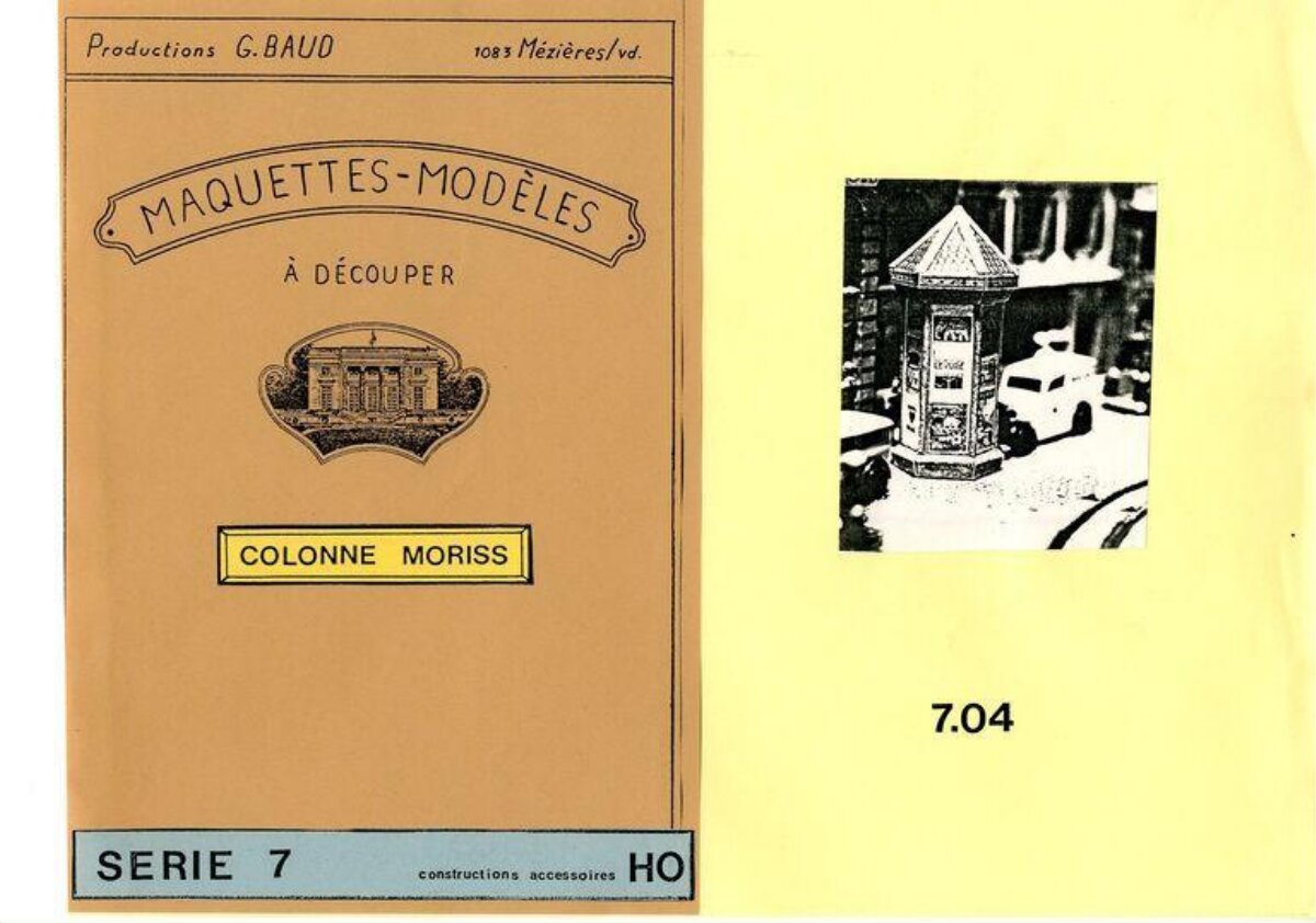 Colonne Moriss HO Scale Model Kit Cover