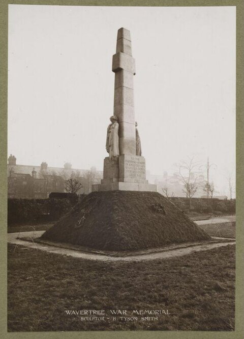 Vintage Photo of Wavertree War Memorial