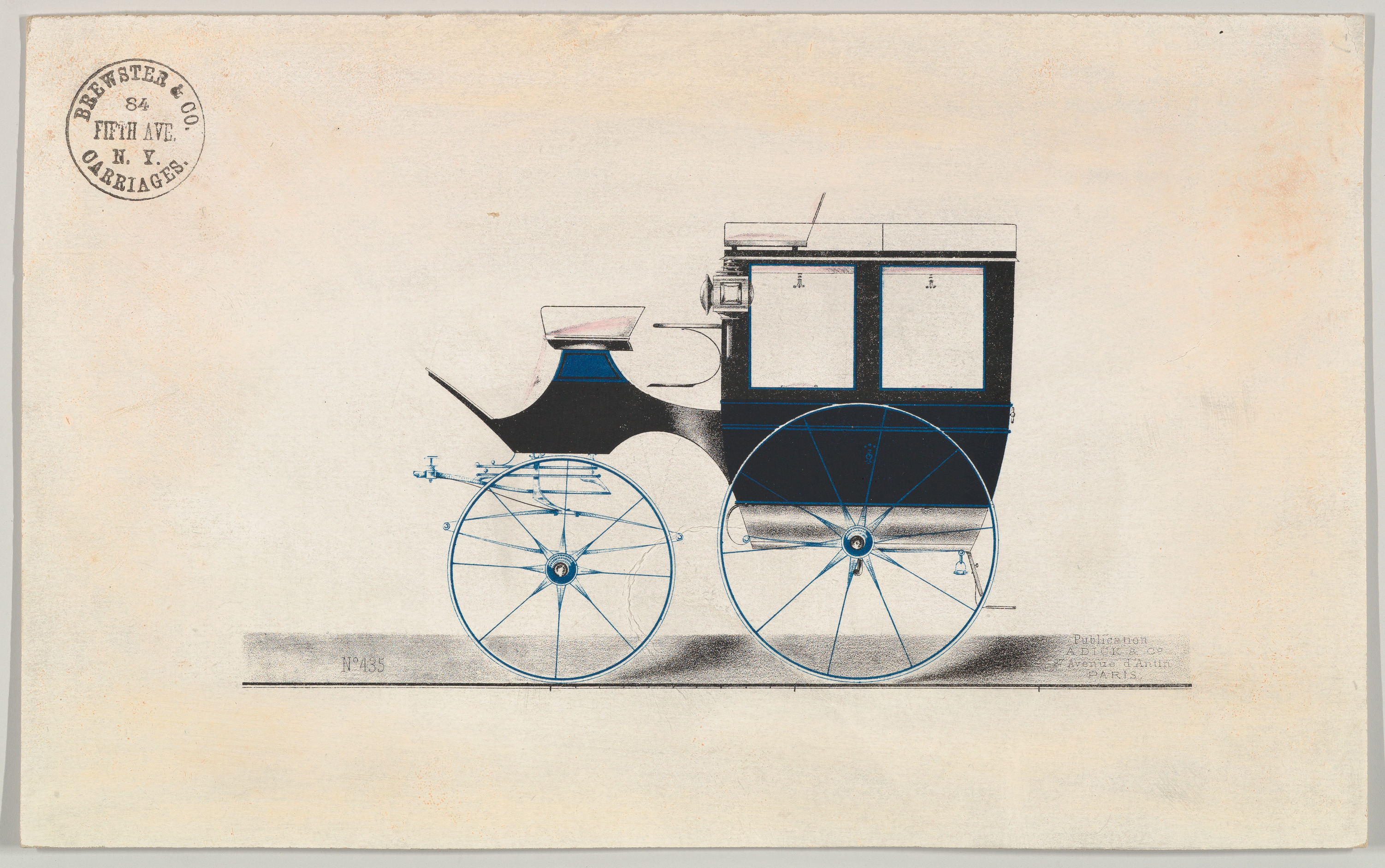 Vintage Horse-Drawn Carriage Design