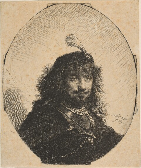 Rembrandt's Self Portrait Etching