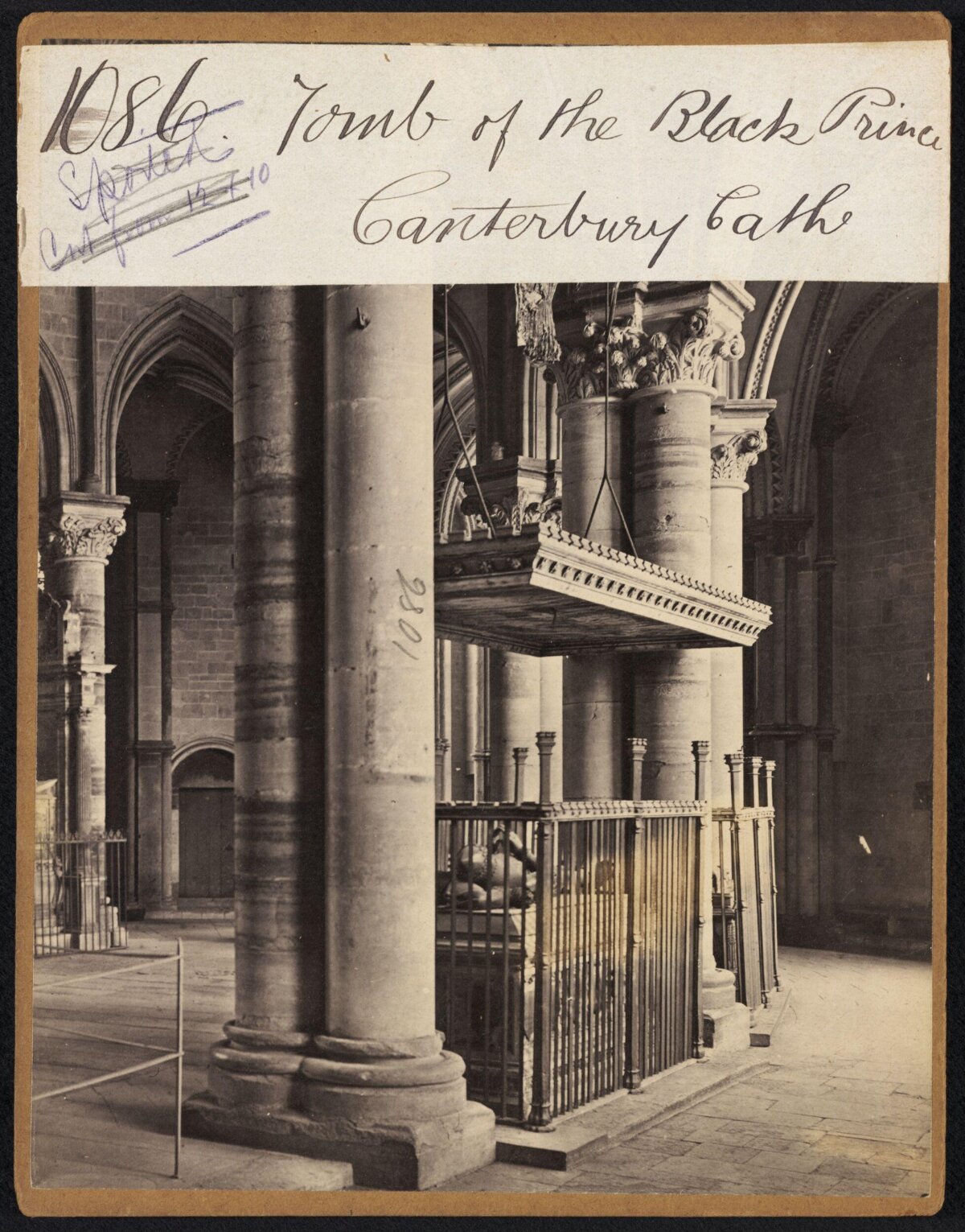 Black Prince's Tomb at Canterbury Cathedral