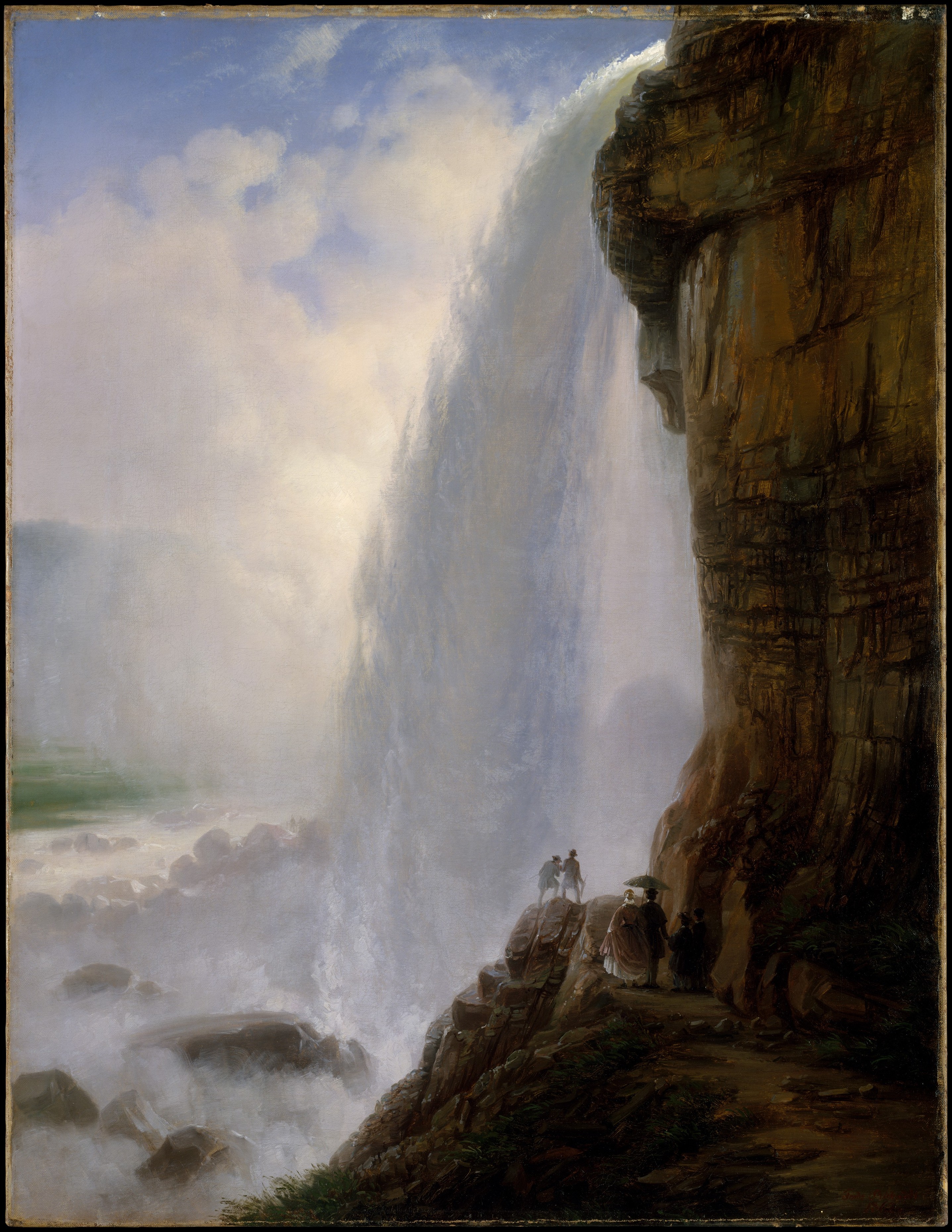 Visitors Viewing Niagara Falls