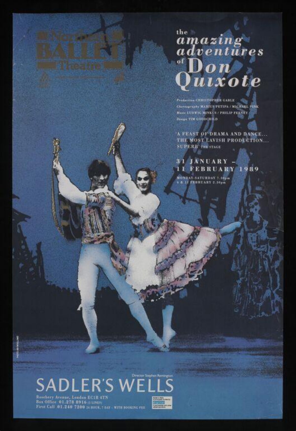 1989 Don Quixote Ballet Poster