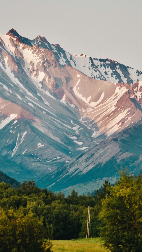 Snow-Capped Mountain Landscape