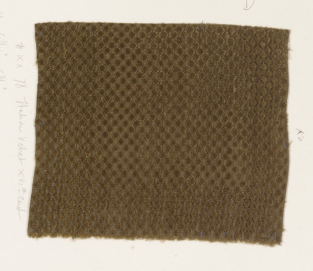 16th Century Italian Velvet Fabric Sample