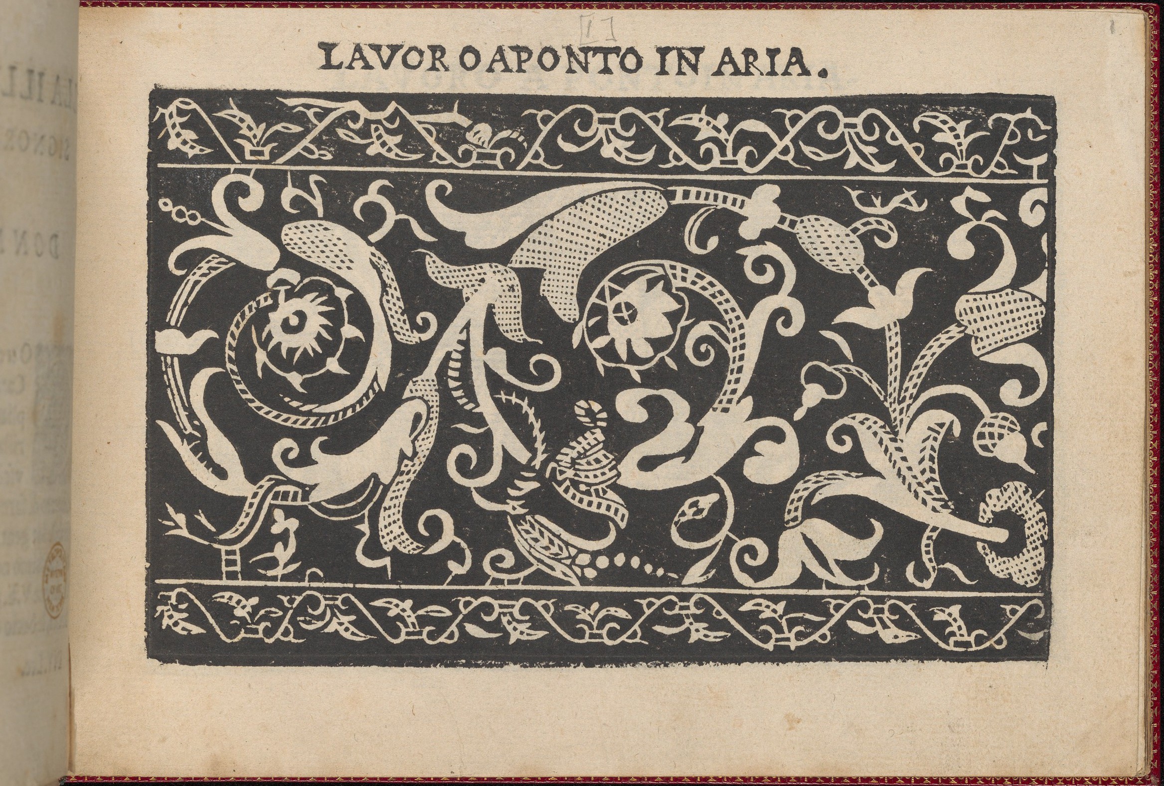 Vintage Italian Cutwork Pattern