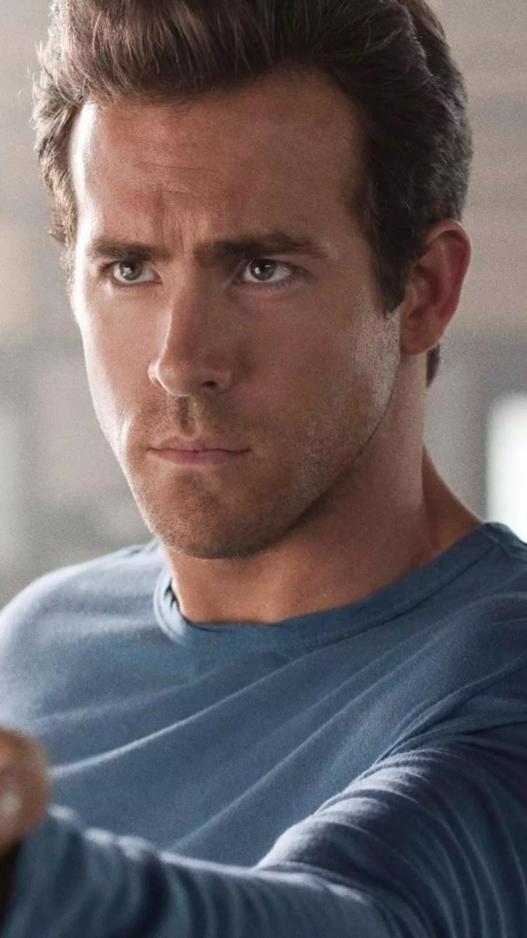 Ryan Reynolds Close Up Portrait