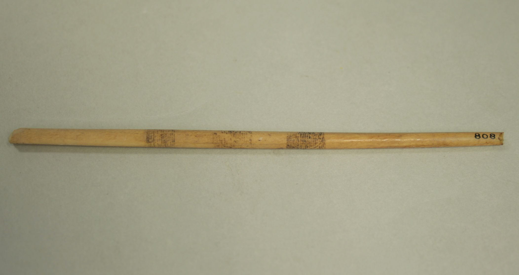 Inscribed Bone Measuring Rod 808