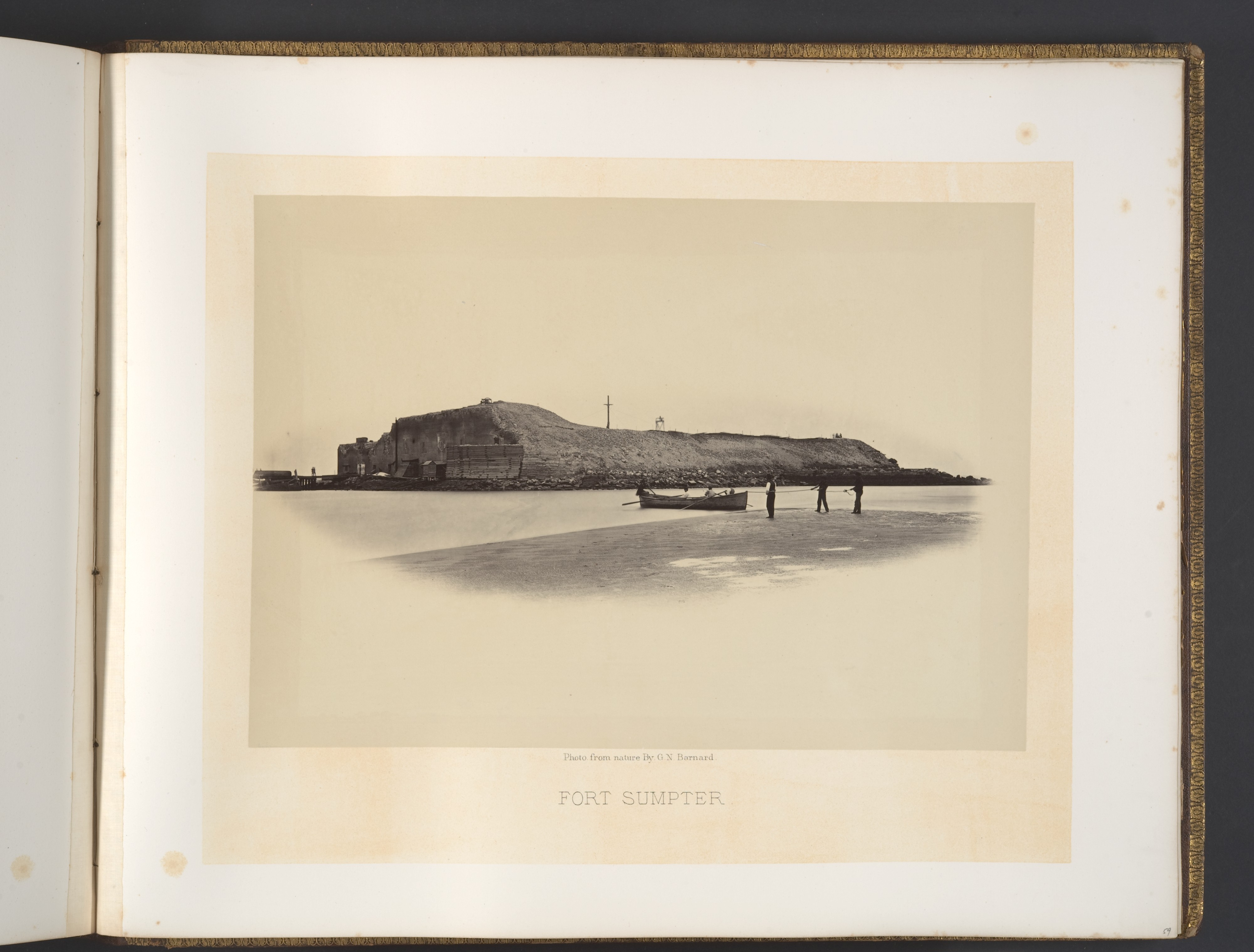 Historic Photograph of Fort Sumpter