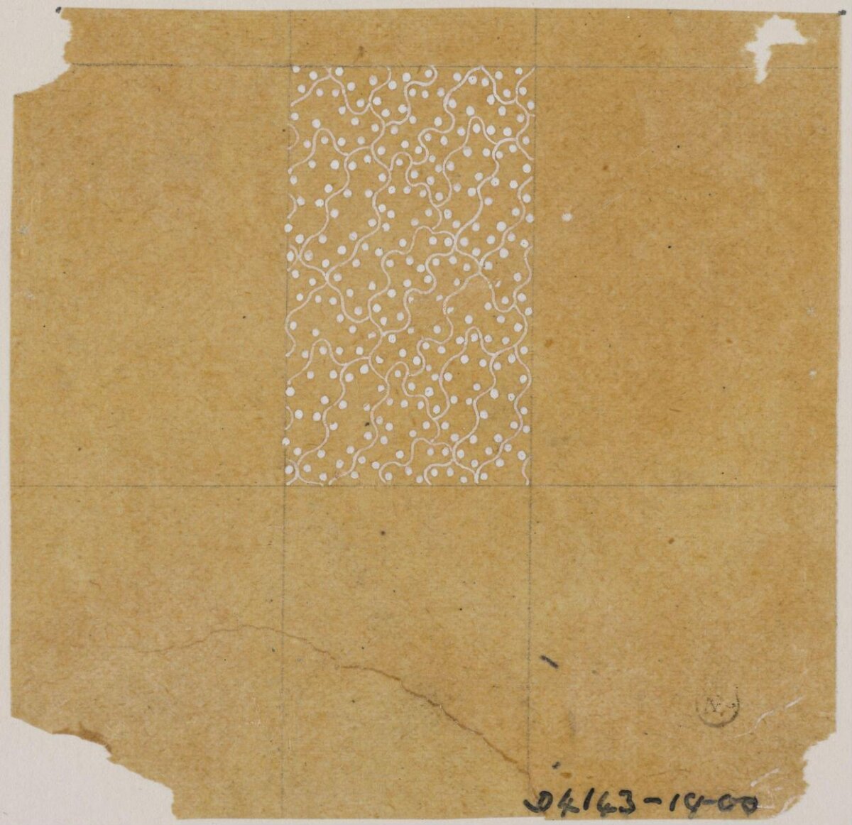 Vintage Textile Pattern Sketch