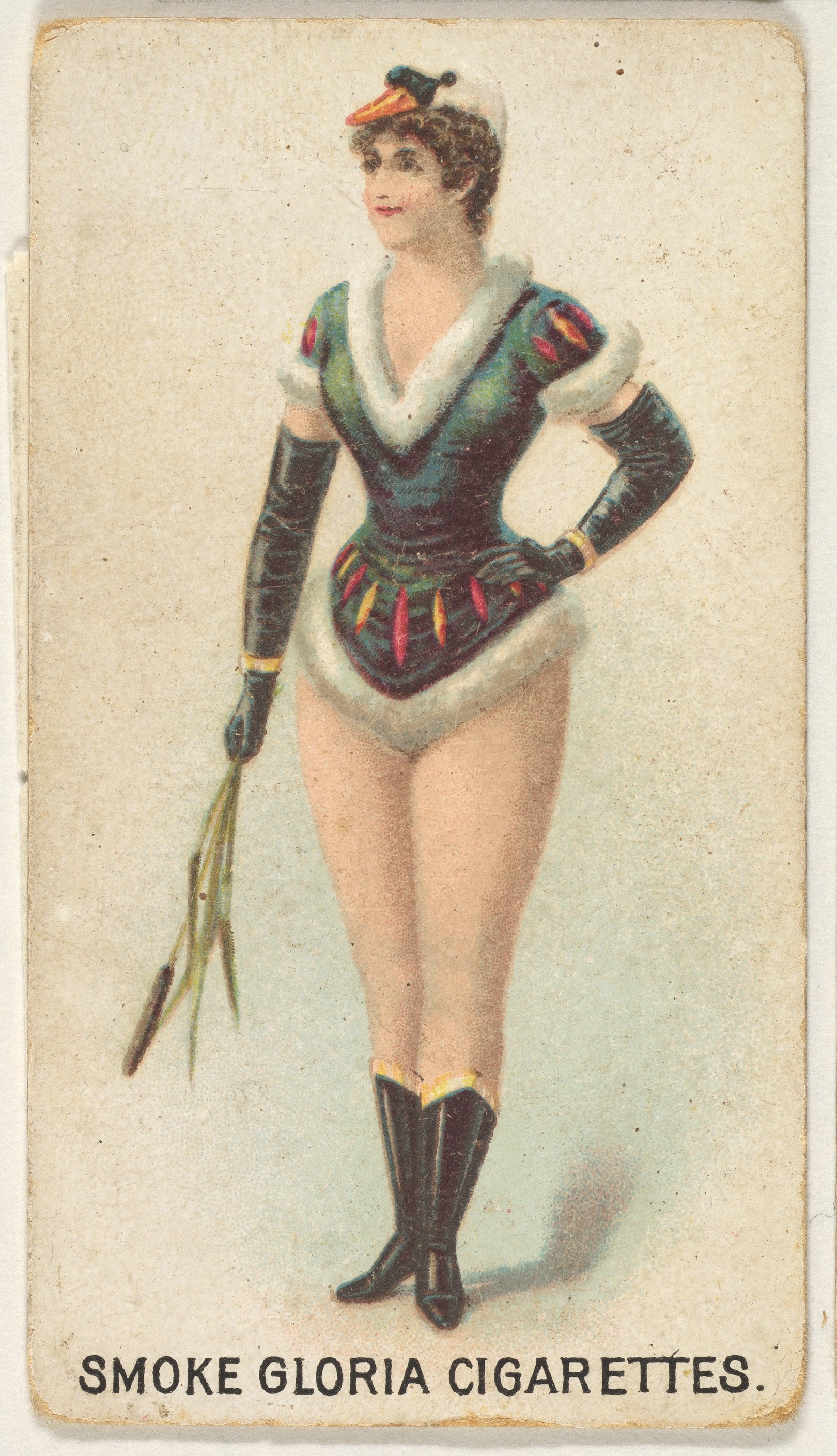 Gloria Cigarettes Vintage Ad Card